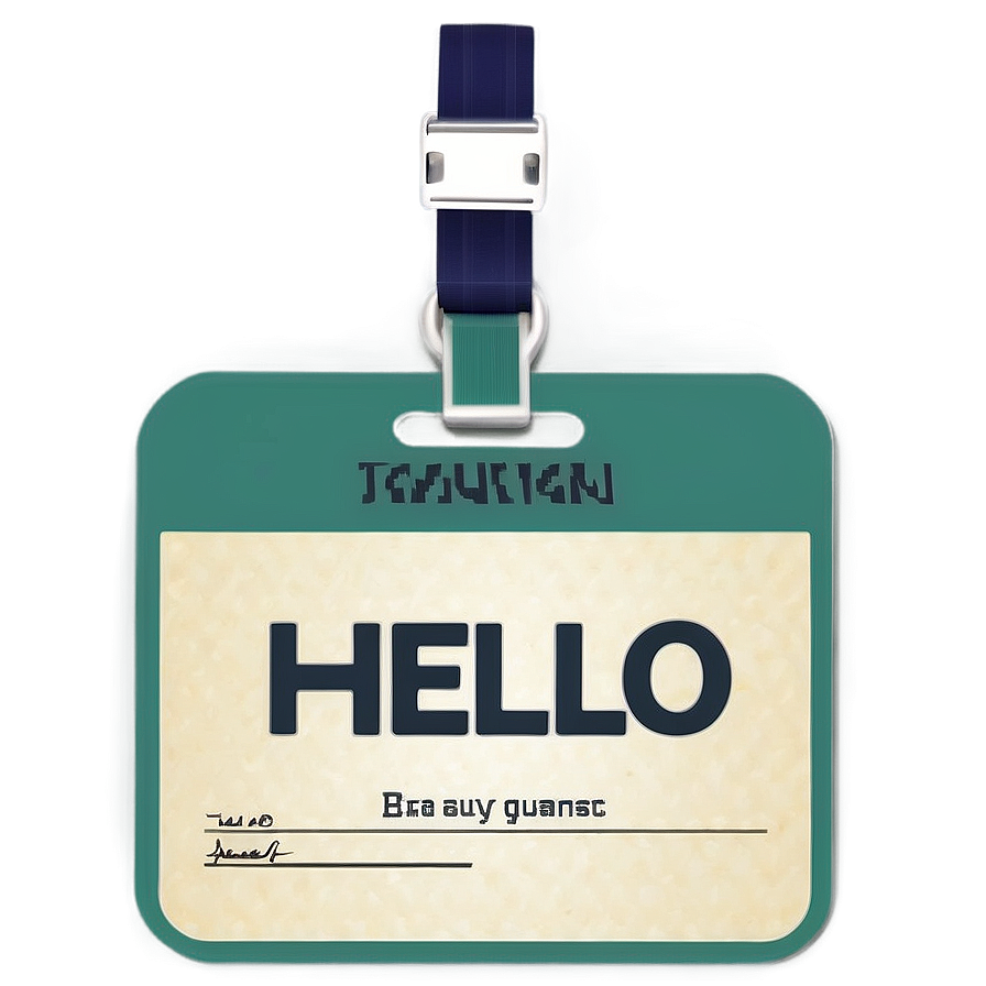 Hello My Name Is Tag Png 51 PNG image