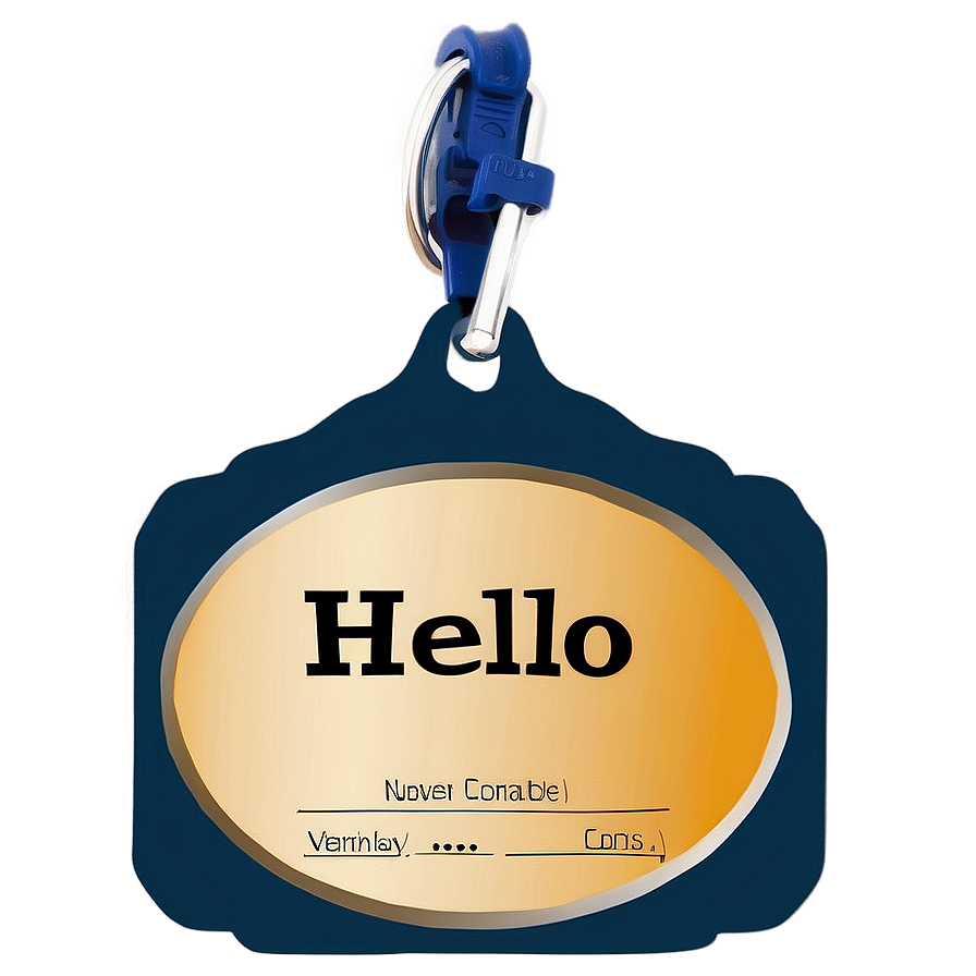 Hello My Name Is Workshop Name Tag Png Cjg57 PNG image