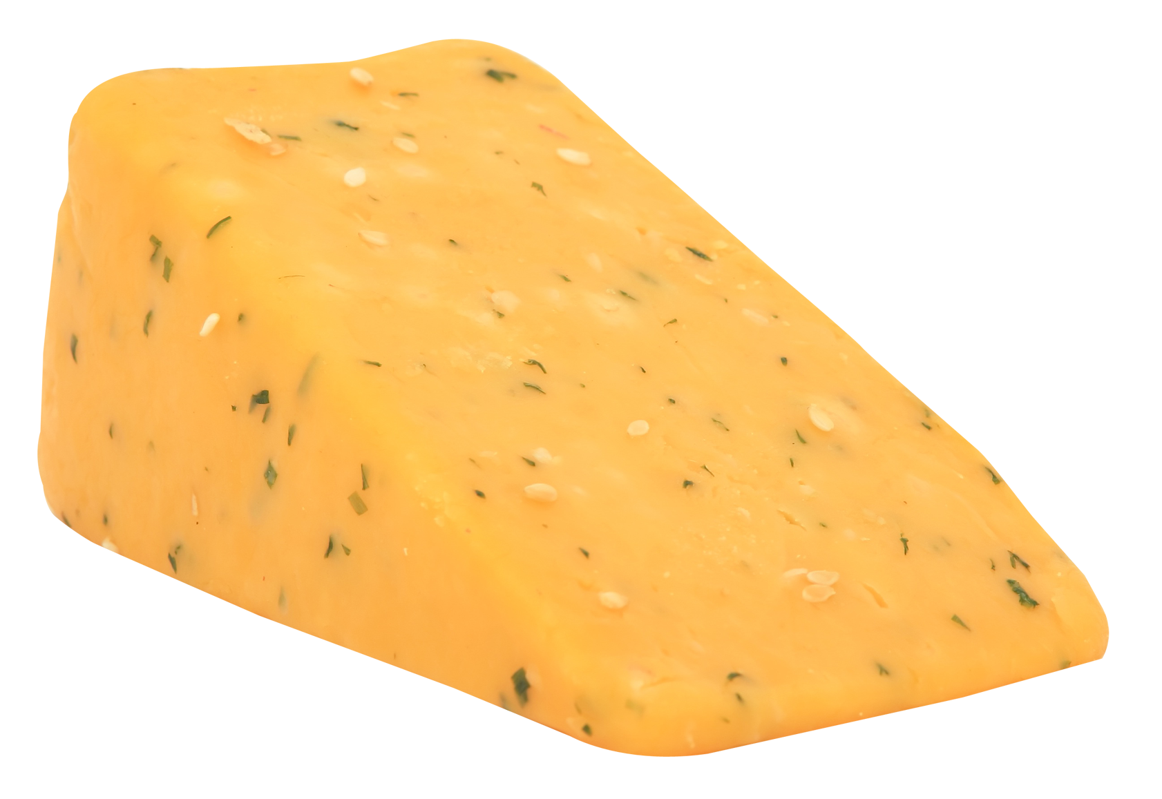 Herb Infused Cheese Wedge PNG image