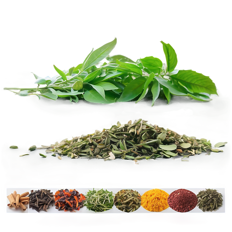 Herbal Tea Ingredients Png Oyh PNG image