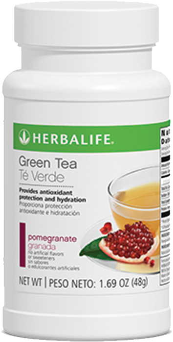 Herbalife Green Tea Pomegranate Product PNG image