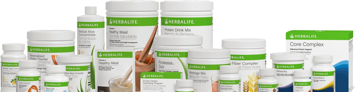 Herbalife Nutrition Product Range PNG image