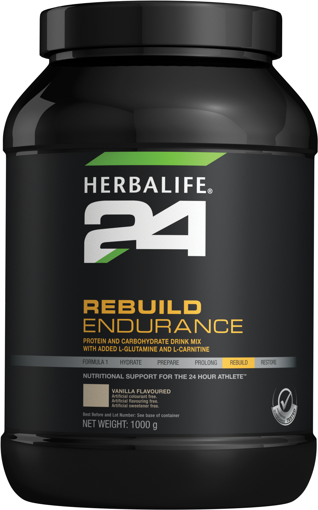 Herbalife Rebuild Endurance Protein Mix PNG image