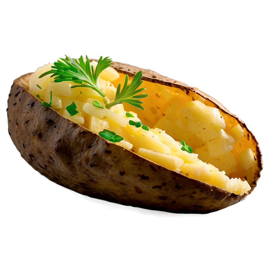 Herbed Baked Potato Png 65 PNG image