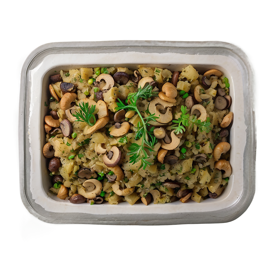 Herbed Stuffing With Mushrooms Png Ssr76 PNG image