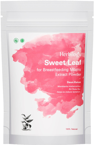Herbilogy Sweet Leaf Extract Powder Packaging PNG image