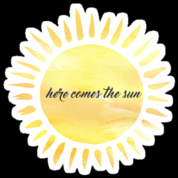 Here Comes The Sun Illustration PNG image
