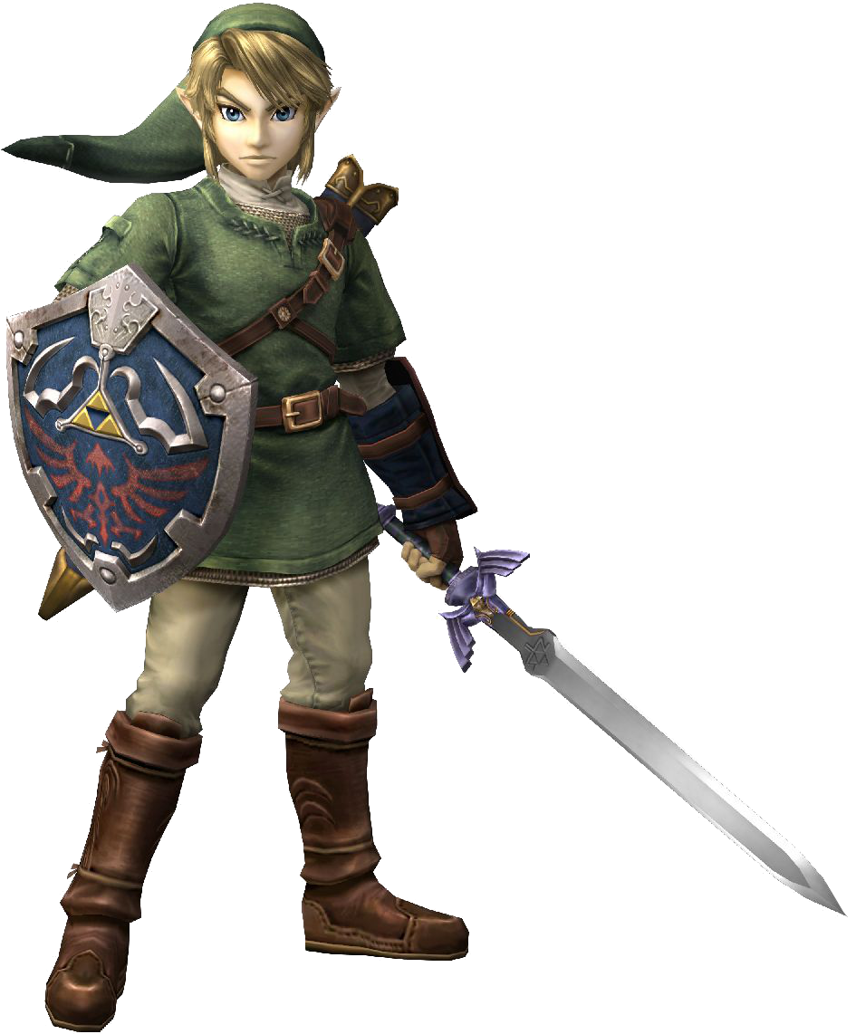 Hero With Sword And Shield PNG image