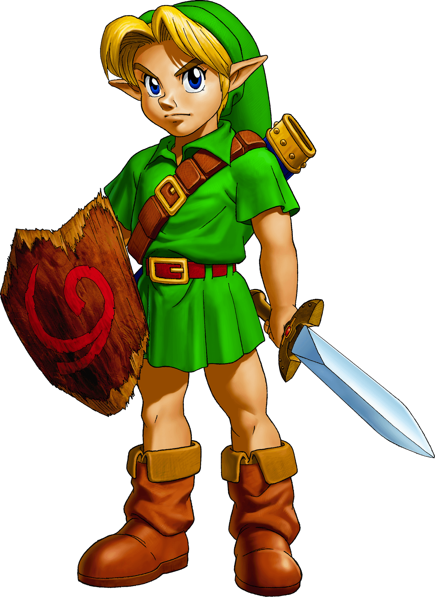 Heroic Elf Warrior Illustration PNG image