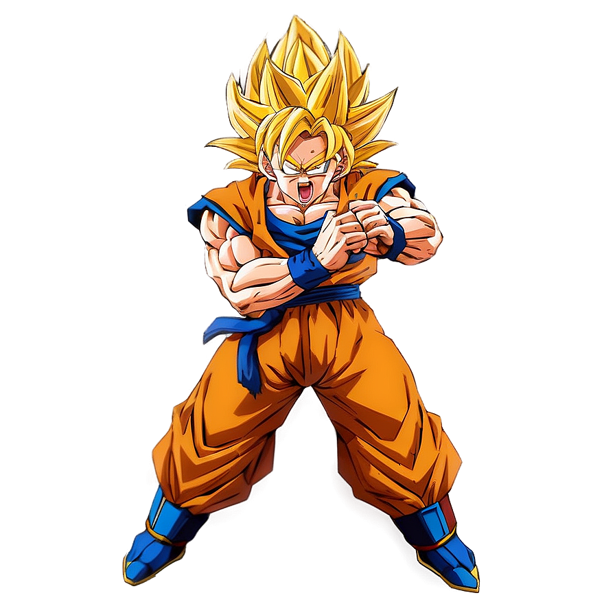 Heroic Goku Ssj3 Pose Png Hry15 PNG image