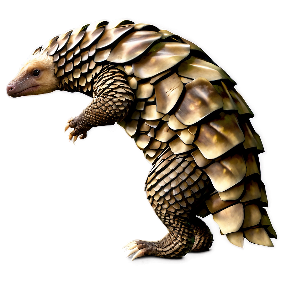 Heroic Pangolin Pose Png Vwg53 PNG image