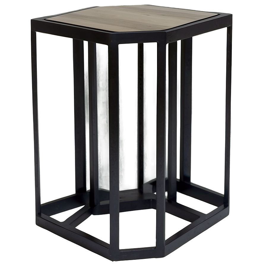 Hexagon Side Table Png 06132024 PNG image