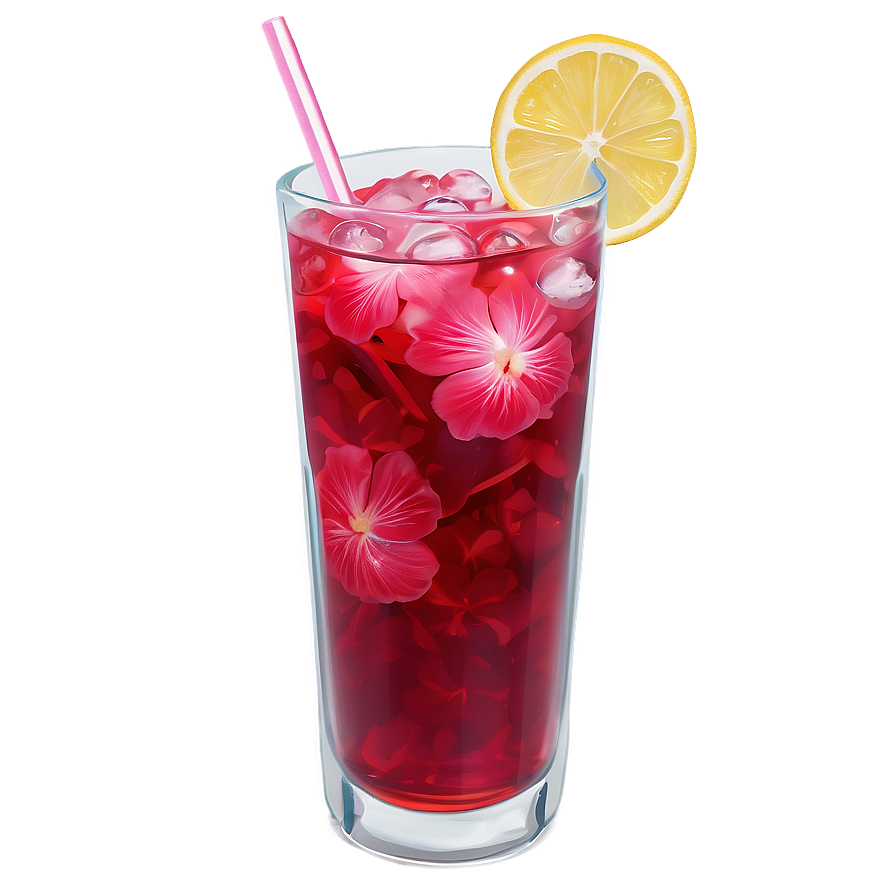 Hibiscus Iced Tea Charm Png Pdi6 PNG image