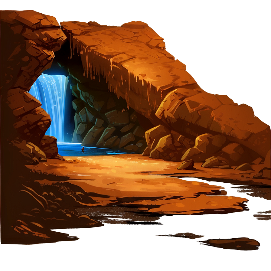 Hidden Cave Entrance Png God74 PNG image