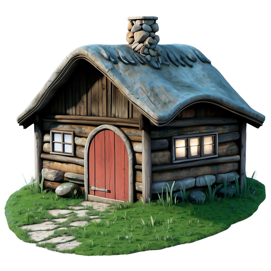 Hidden Cottage In The Meadow Png Kcv PNG image