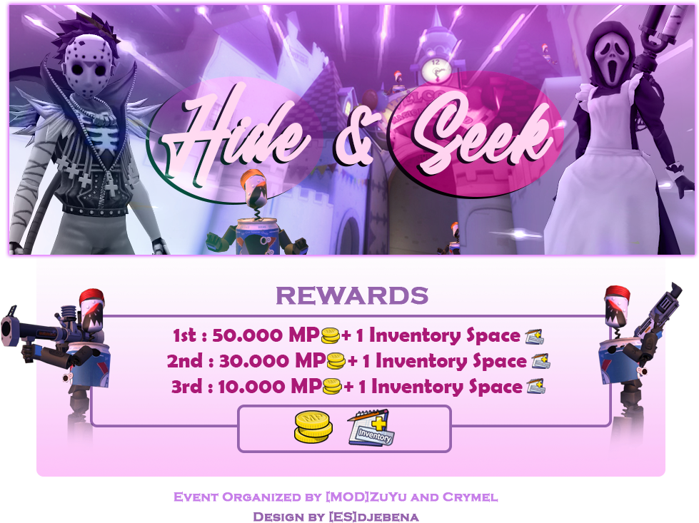 Hideand Seek Game Event Poster PNG image