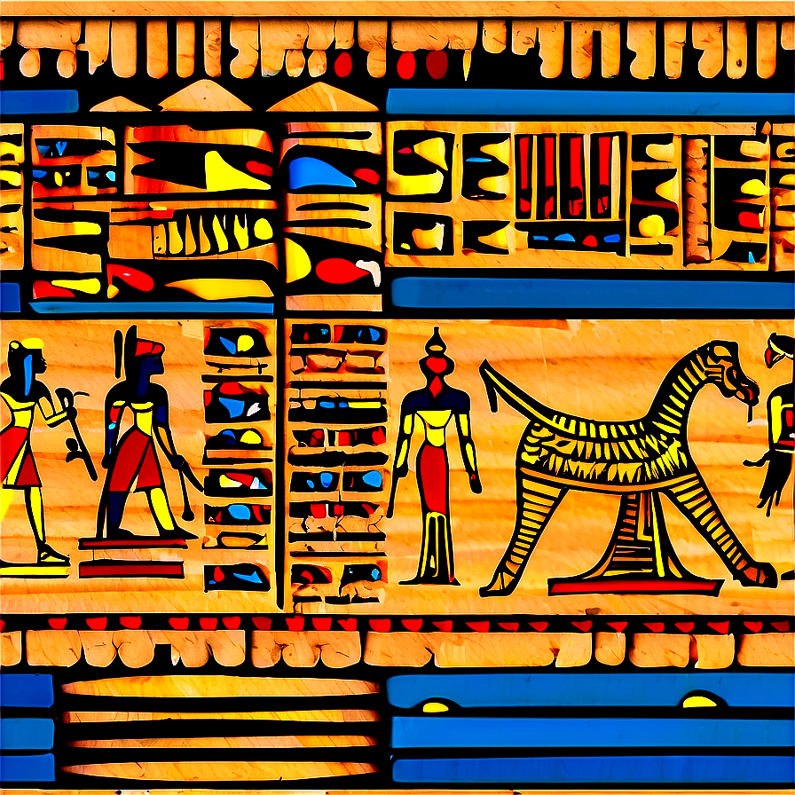 Hieroglyphics On Papyrus Png 62 PNG image