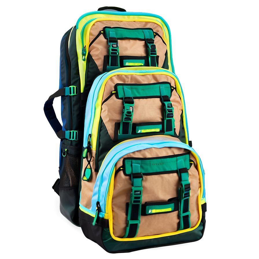 High-capacity Book Bag Storage Png 77 PNG image