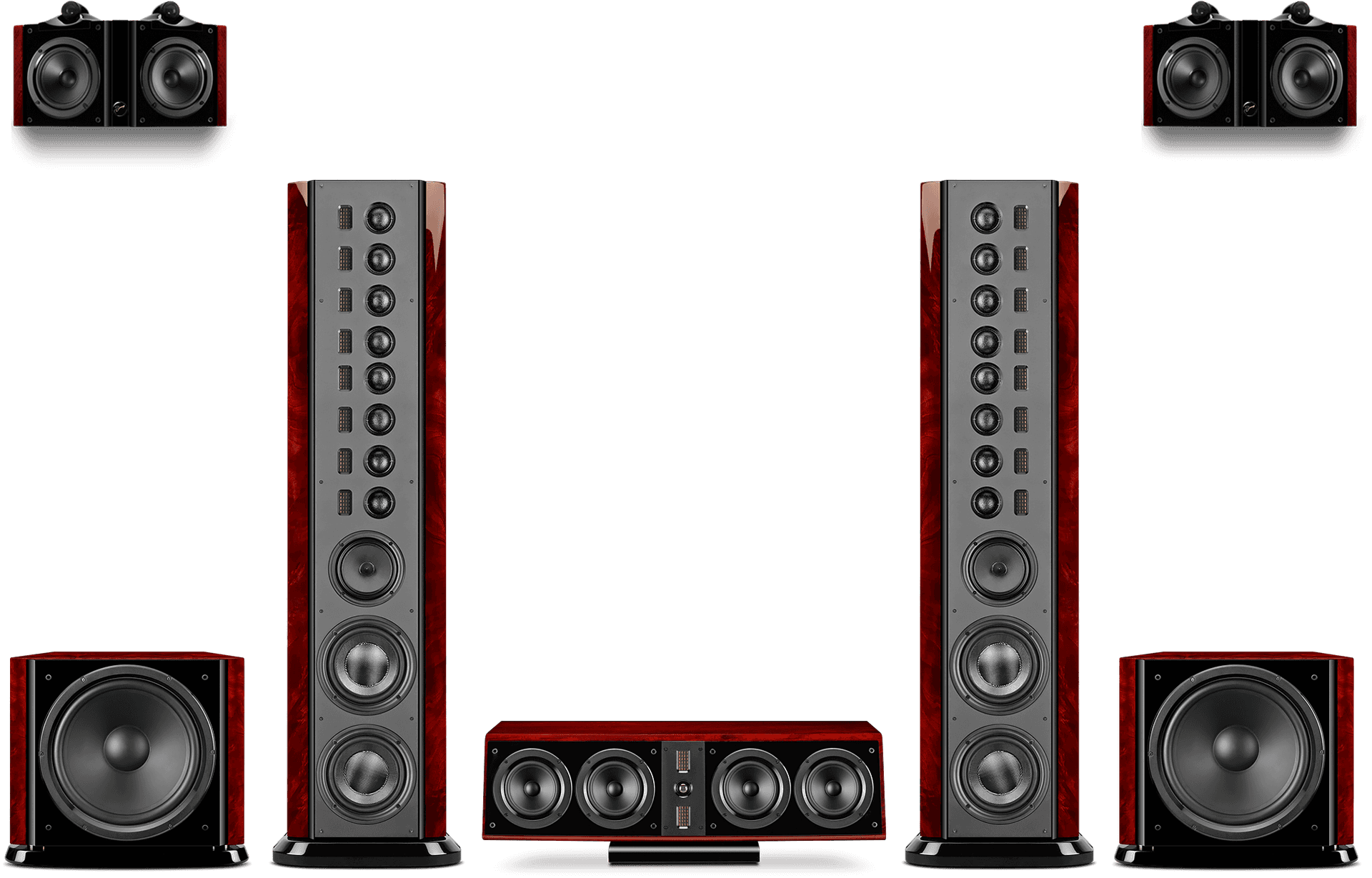 High End Surround Sound System PNG image