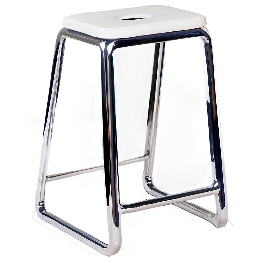 High Gloss Finish Barstool Png 06282024 PNG image