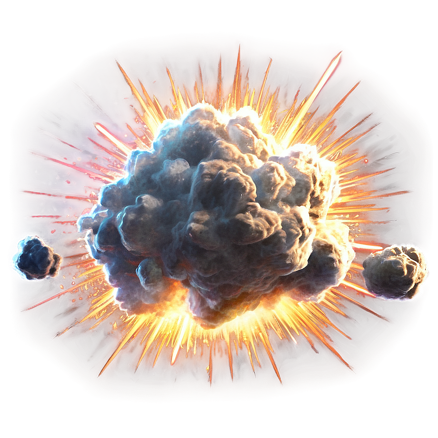 High Impact Explosion Artwork Png Sox27 PNG image