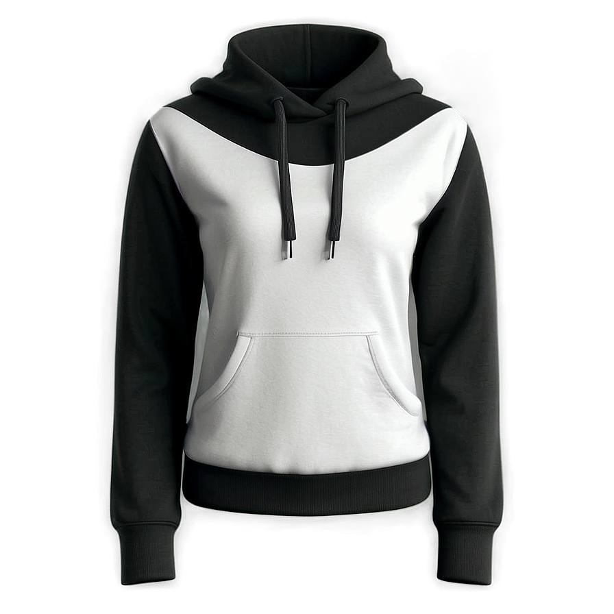 High Neck Black Hoodie Png Yrk92 PNG image