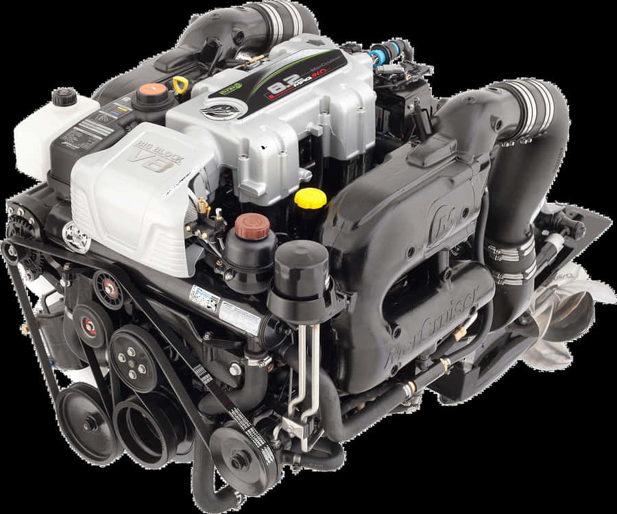 High Performance Car Engine PNG image