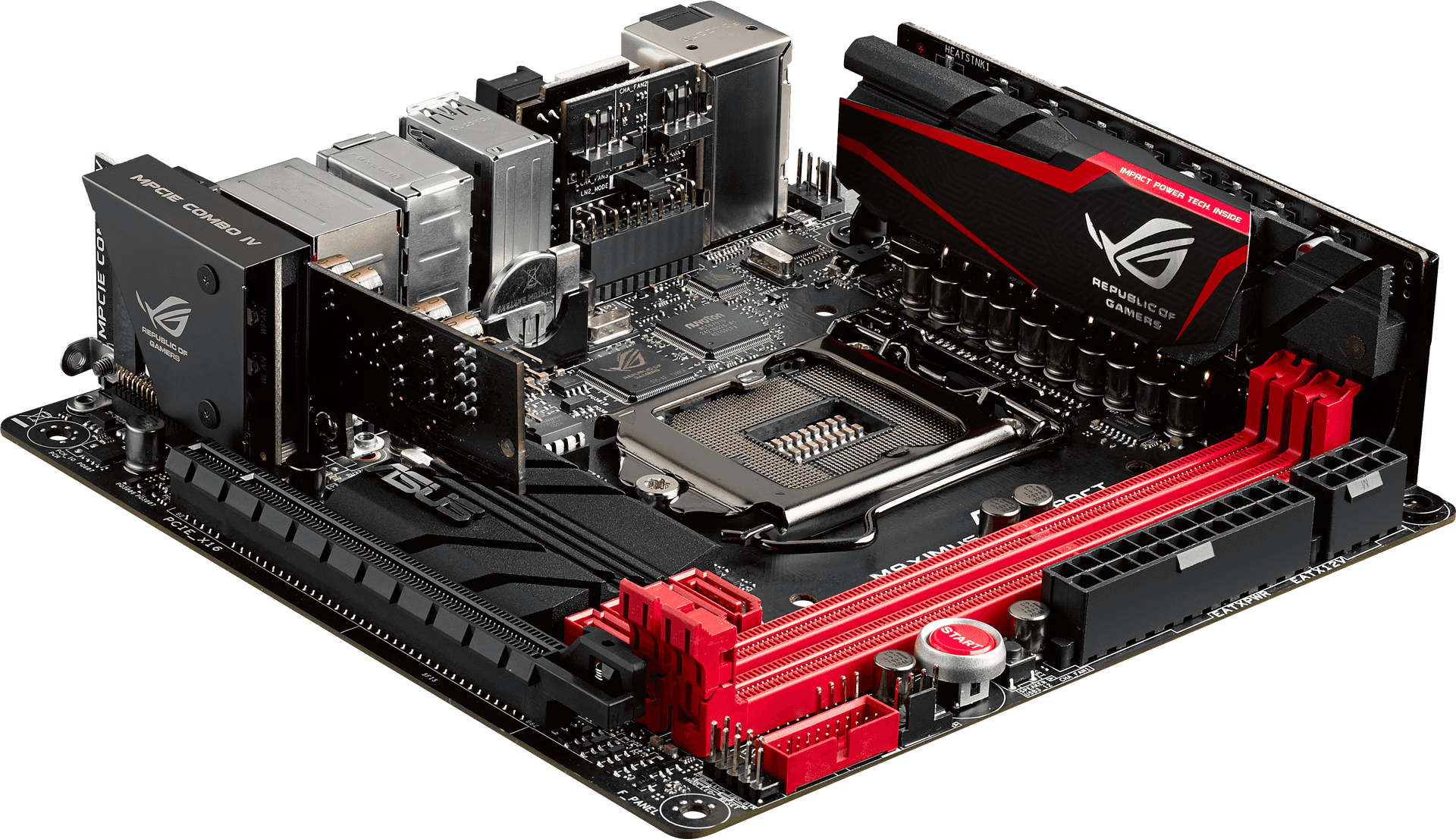 High Performance Gaming Motherboard PNG image