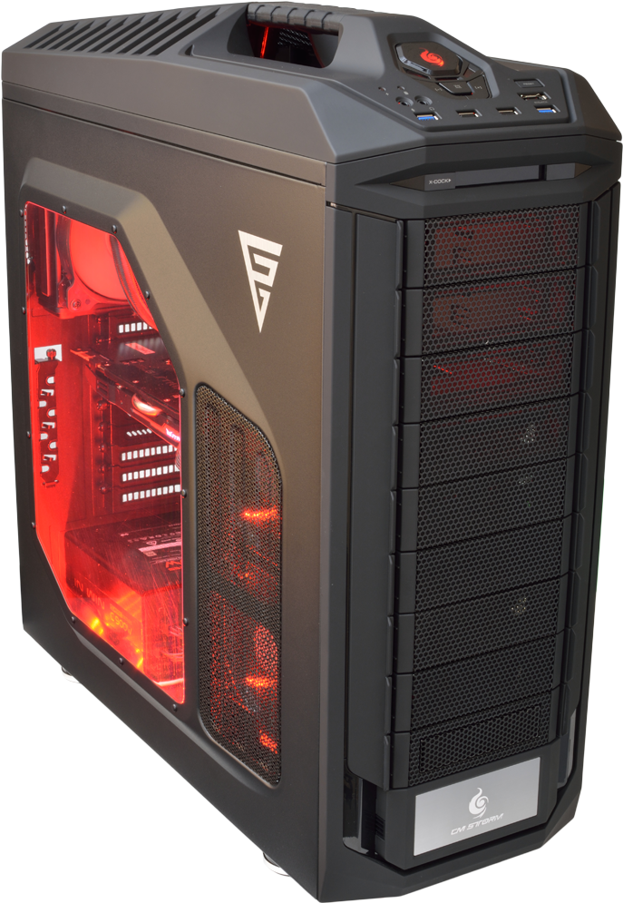 High Performance Gaming P C Tower PNG image