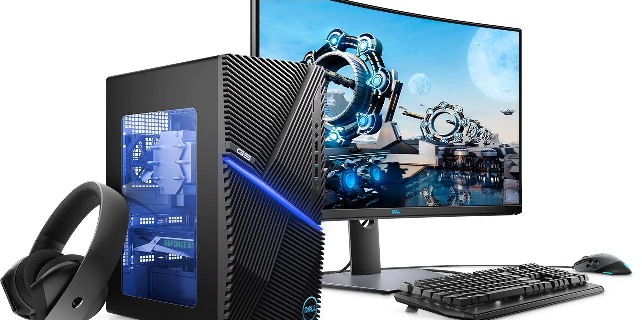 High Performance Gaming Setup PNG image