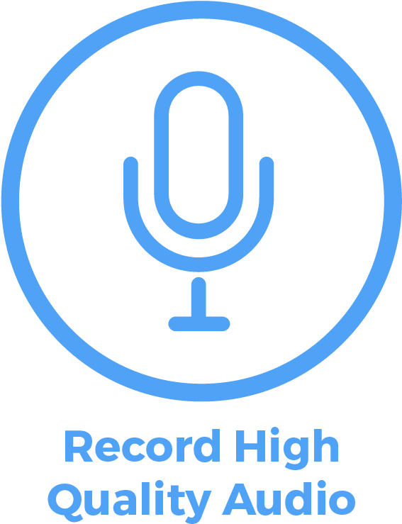 High Quality Audio Recording Symbol PNG image