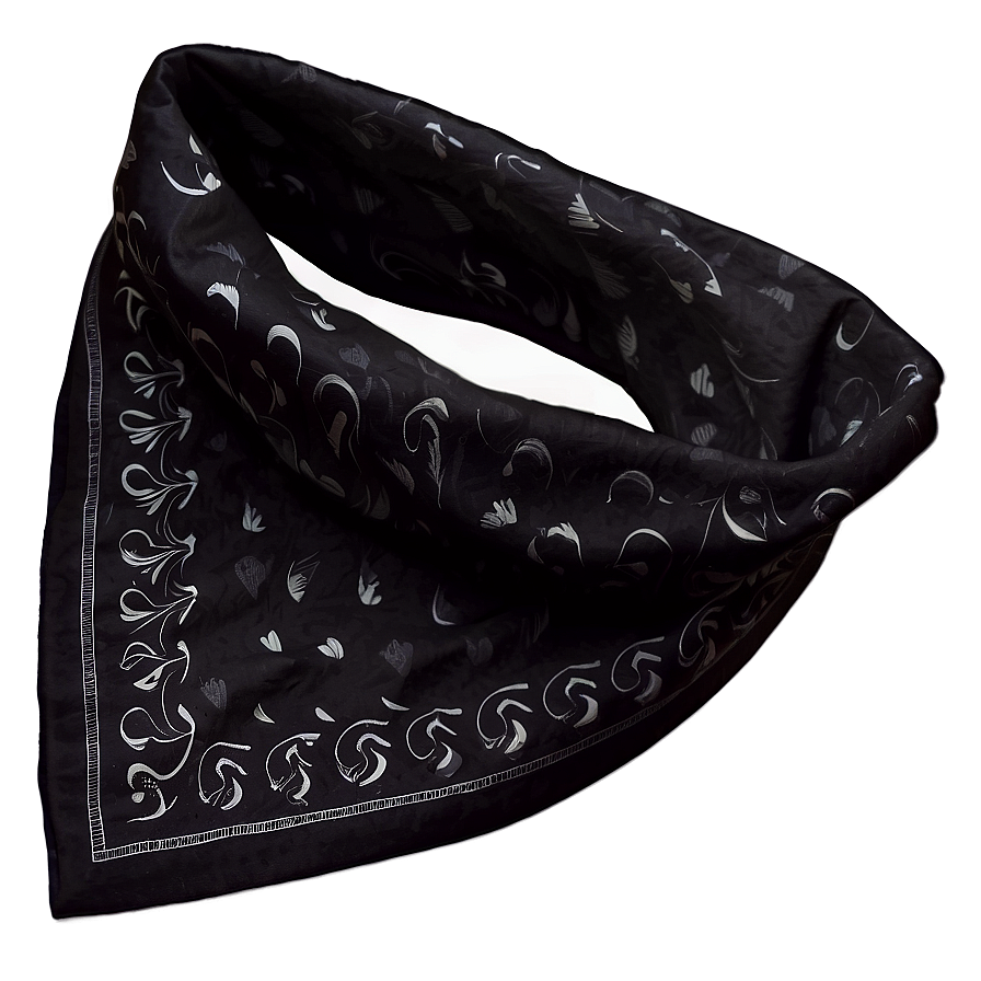 High Quality Black Bandana Png Dav9 PNG image