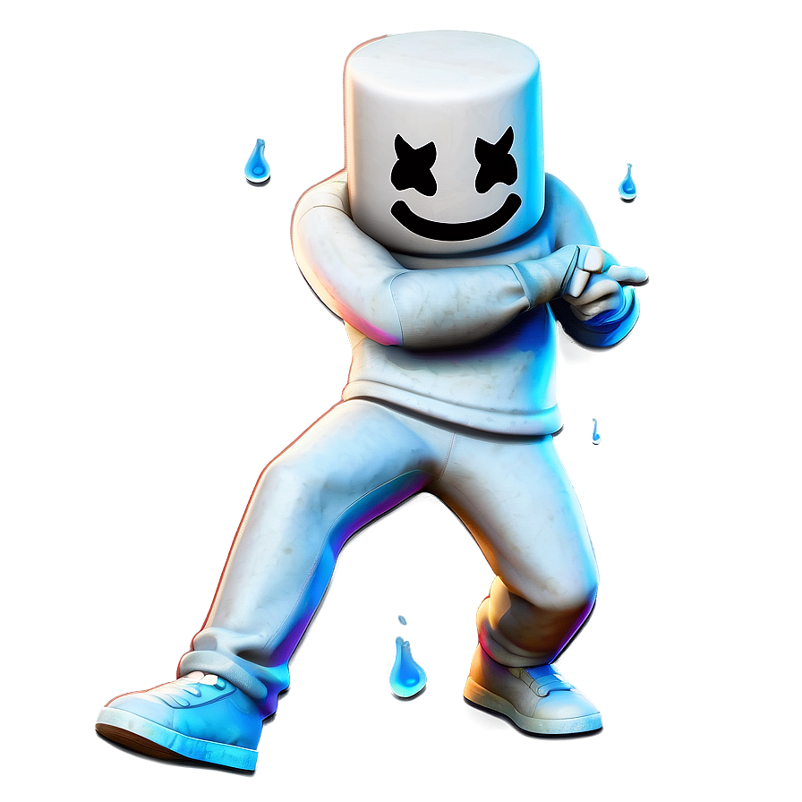 High-quality Fortnite Marshmello Png 25 PNG image