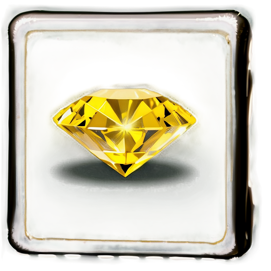 High Quality Yellow Diamond Png Kkl PNG image