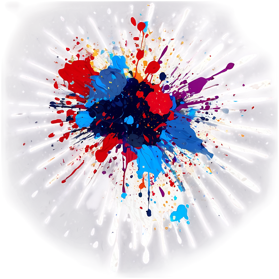 High Res Splatter Paint Effect Png Wcj26 PNG image