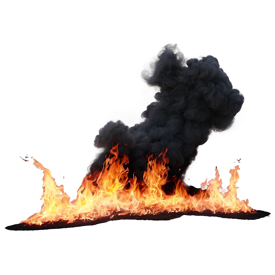 High-resolution Fire Overlay Png 06272024 PNG image