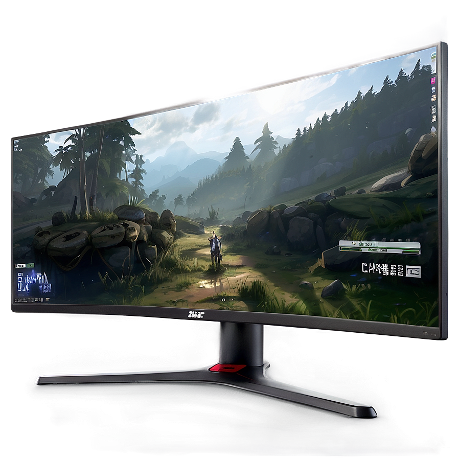 High-resolution Gaming Monitor Png 06212024 PNG image