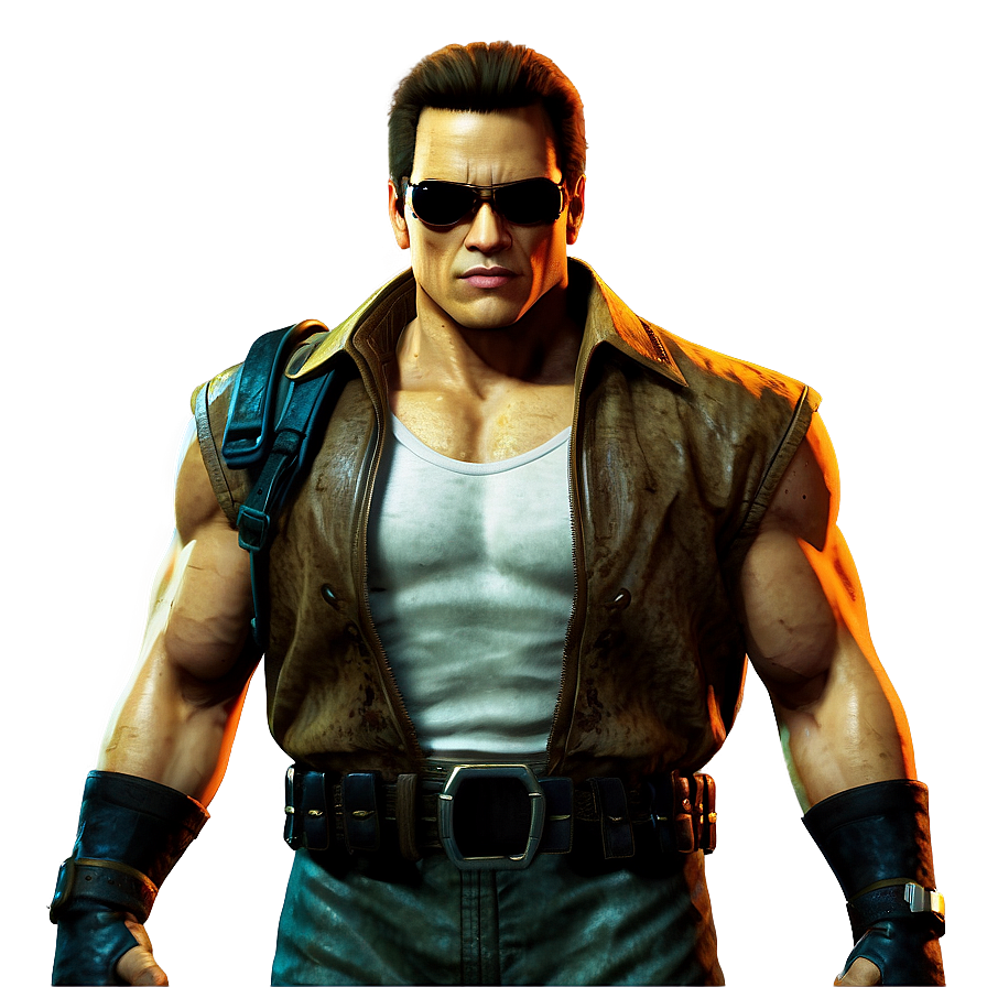 High-resolution Johnny Cage Png 06292024 PNG image