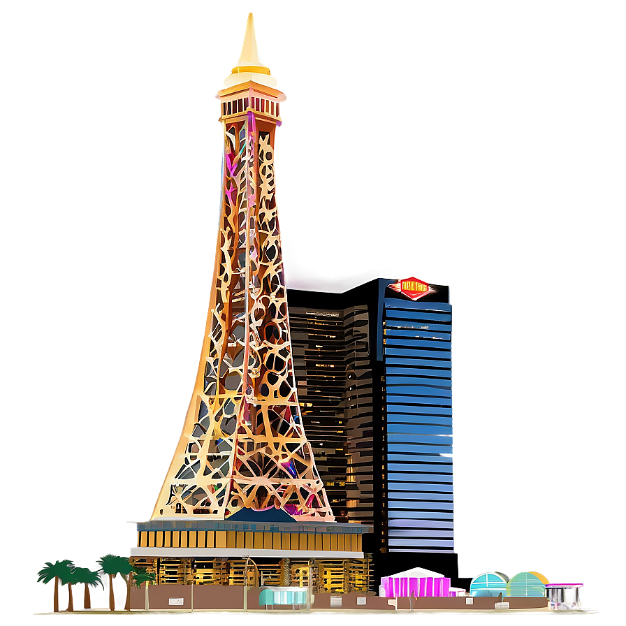 High Resolution Las Vegas Skyline Png Uqw PNG image