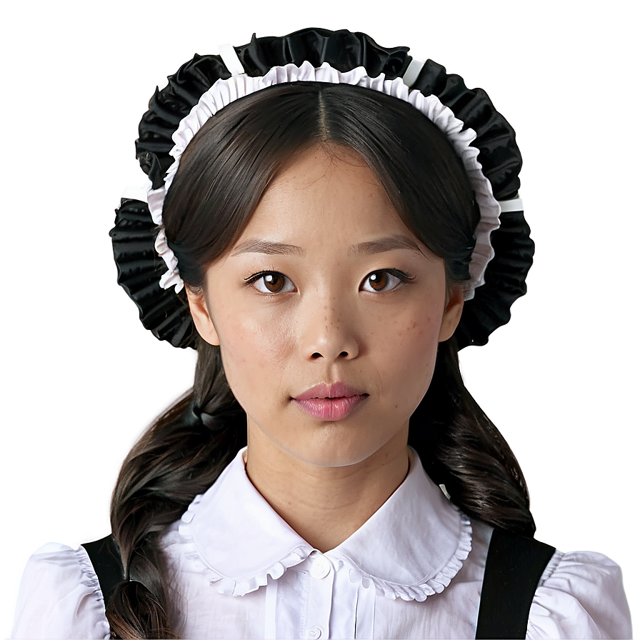 High Resolution Maid Hat Png 06292024 PNG image