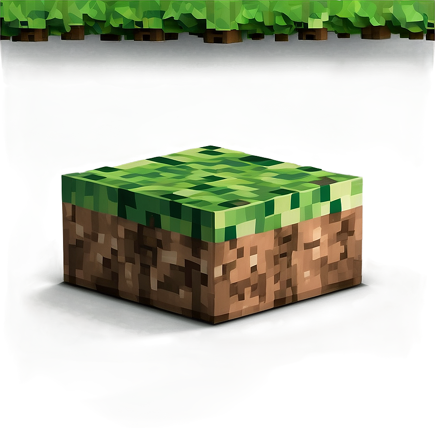 High-resolution Minecraft Grass Block Png Hpq PNG image