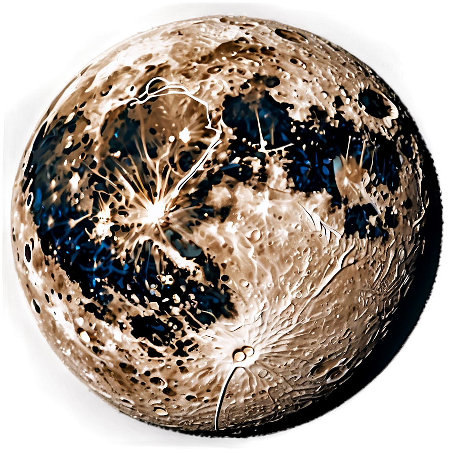 High-resolution Moon Surface Png Dfd PNG image