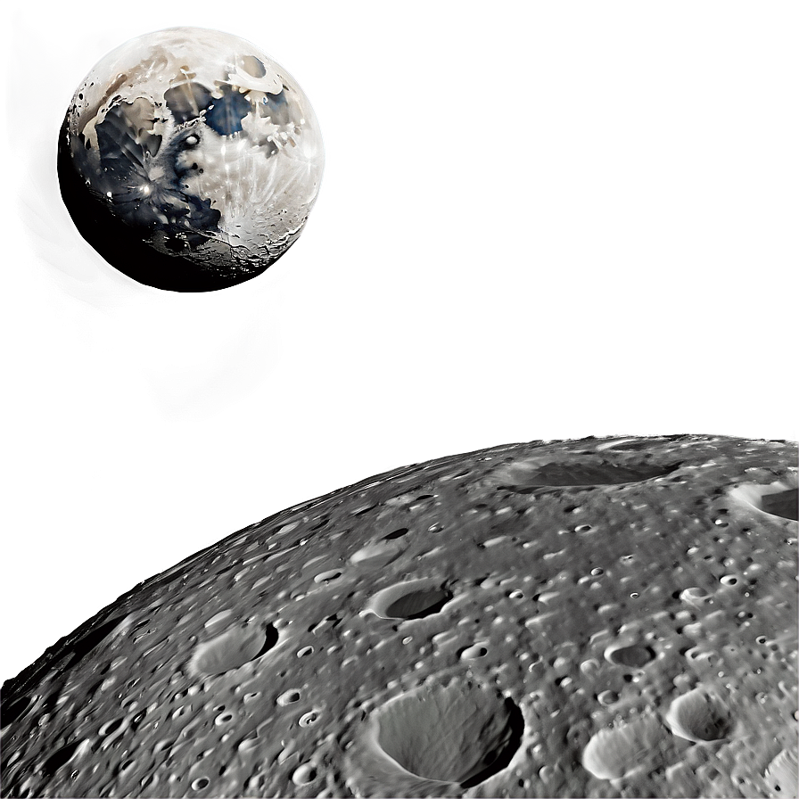 High-resolution Moon Surface Png Xge PNG image