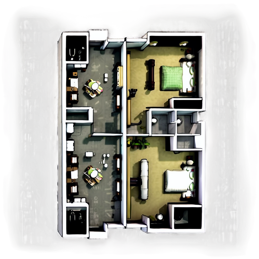 High Rise Apartment Floor Plan Png 5 PNG image