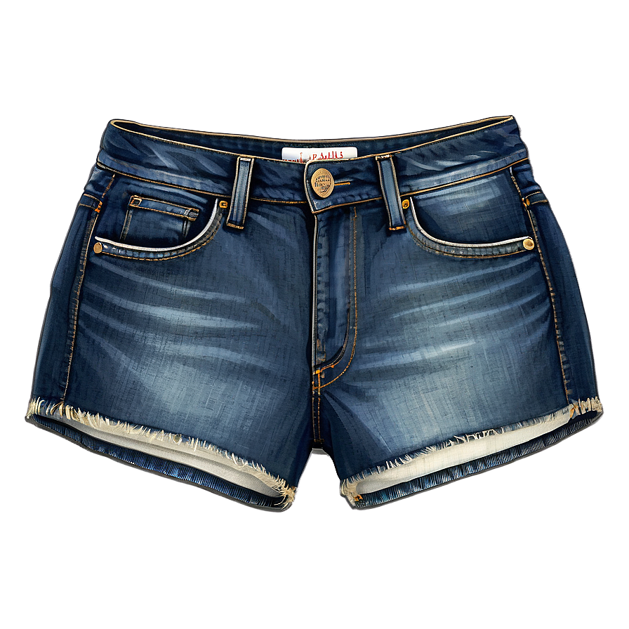 High-rise Denim Jorts Png 06132024 PNG image