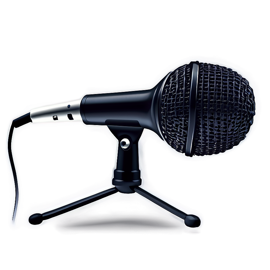 High Sensitivity Microphone On Stand Png 29 PNG image