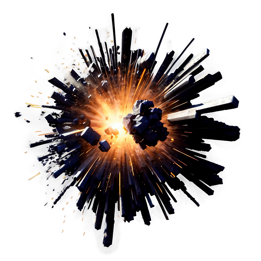 High-speed Impact Explosion Png Wbu49 PNG image