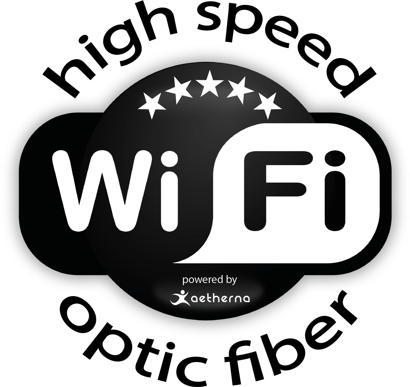 High Speed Wi Fi Optic Fiber Advertisement PNG image