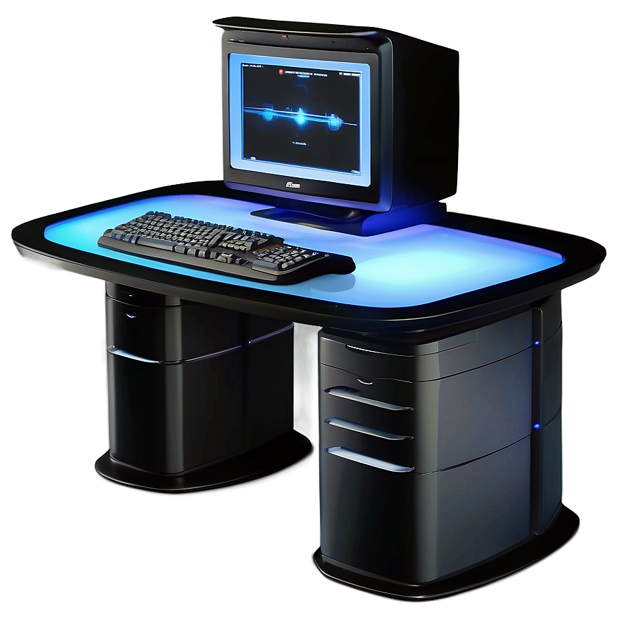 High Tech Computer Desk Png 40 PNG image