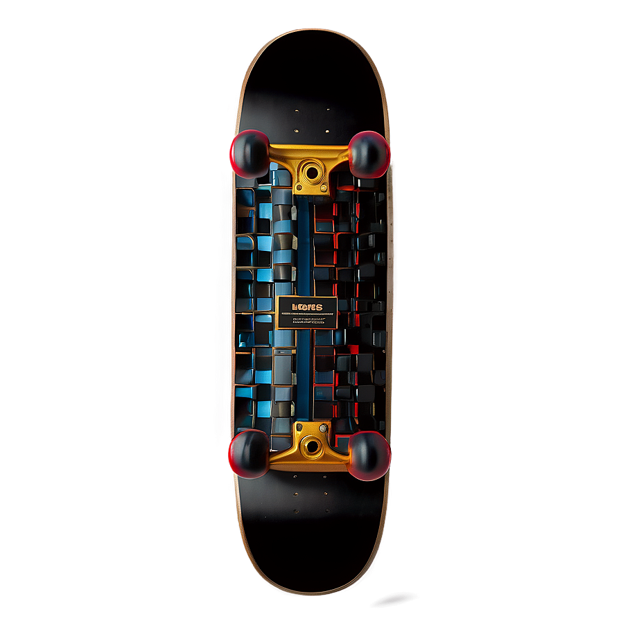 High Tech Skateboard Deck Visual Png Sov PNG image